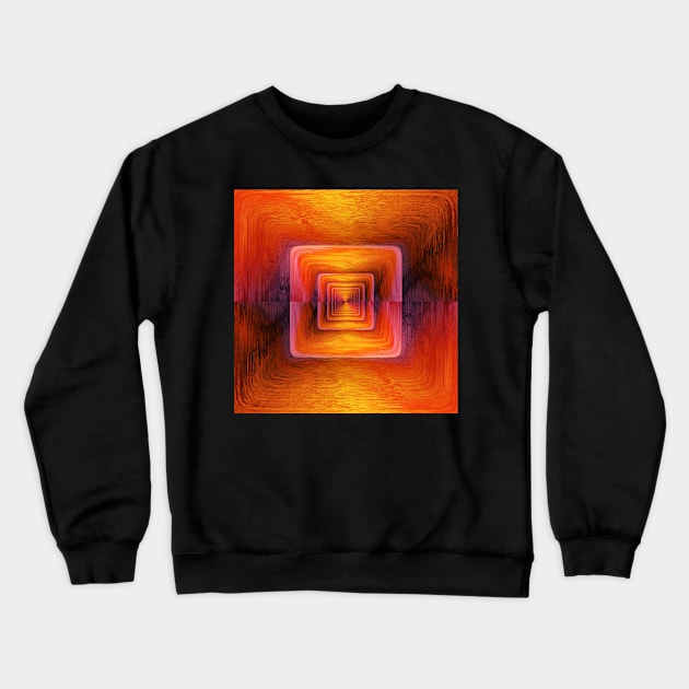 Cubic Recession Crewneck Sweatshirt by CreativeByDesign